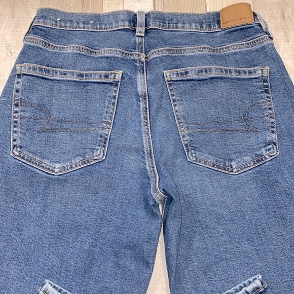 American Eagle jeans 90s straight size 4 shirt - Picture 7 of 8